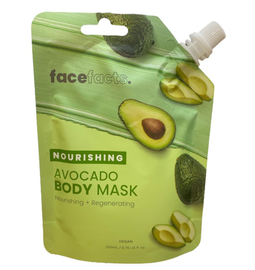 Face Facts Питательная маска для тела из авокадо - 200 мл 