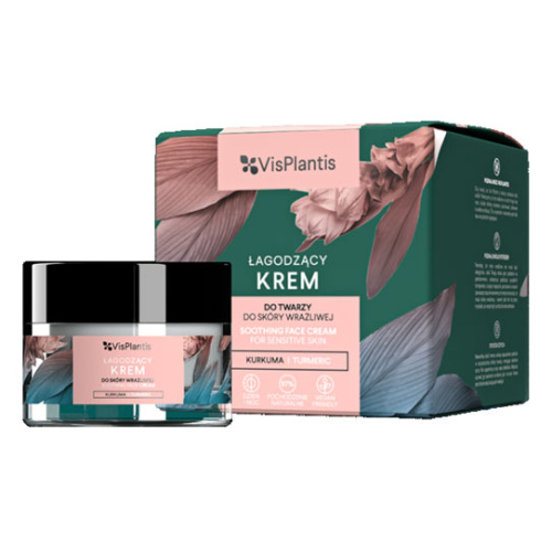 Vis Plantis Успокаивающий крем для лица, куркума 50 ml 