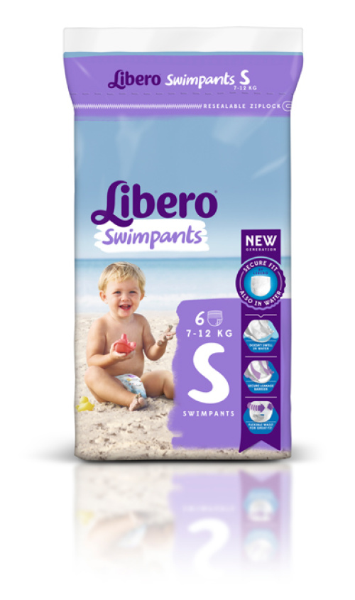 Libero Swimpants Small Трусики для плавания (7-12 кг) 6 шт