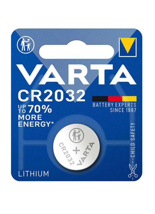 Батарейка кнопочная VARTA CR2032 1шт 