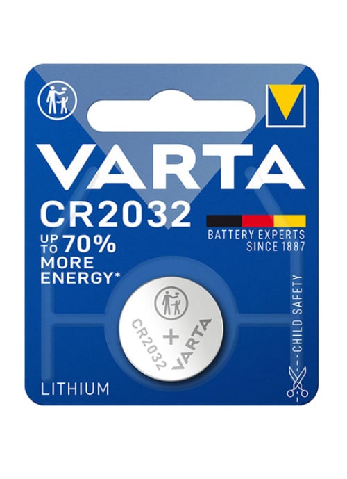 Батарейка кнопочная VARTA CR2032 1шт 