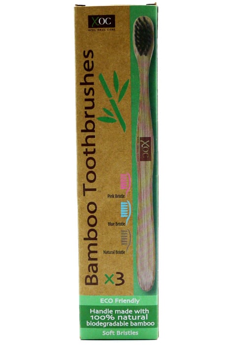 Xoc Bamboo Eco Мягкие зубные щетки 3шт 