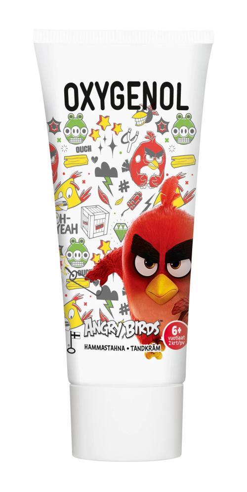 Oxygenol Angry Birds Зубная паста 50 мл