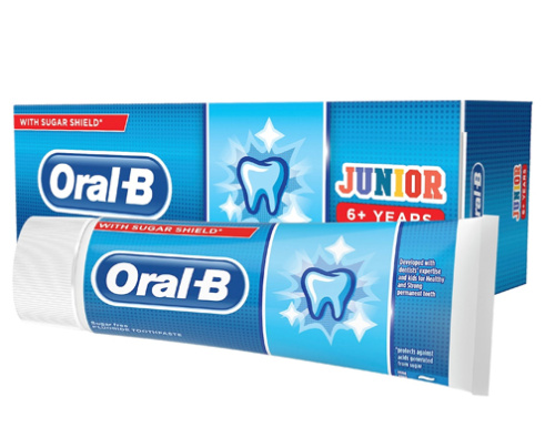 Oral-B Junior Детская зубная паста +6 75мл