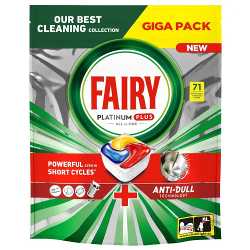 Fairy Platinum Plus All in One Капсулы для Посудомоечной Машины 71 шт
