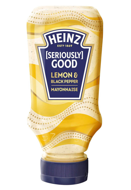 Heinz Майонез лимонный с чёрный перцем 220мл 