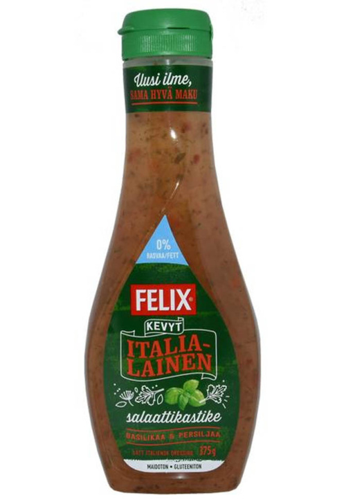 Felix Итальянская салатная заправка, жир 0 %, 375 г 