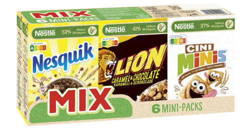 Nestlé Mix Мини-упаковки хлопьев  6 штук 200г 