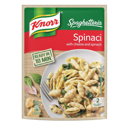 Knorr Spaghetteria паста шпинат 160г