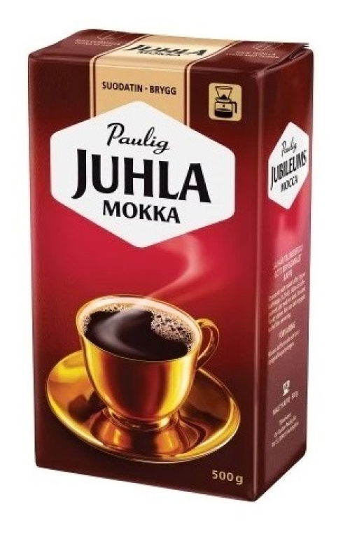 Кофе молотый Paulig Juhla Mokka (помол для кофеварки), 500 гр. 