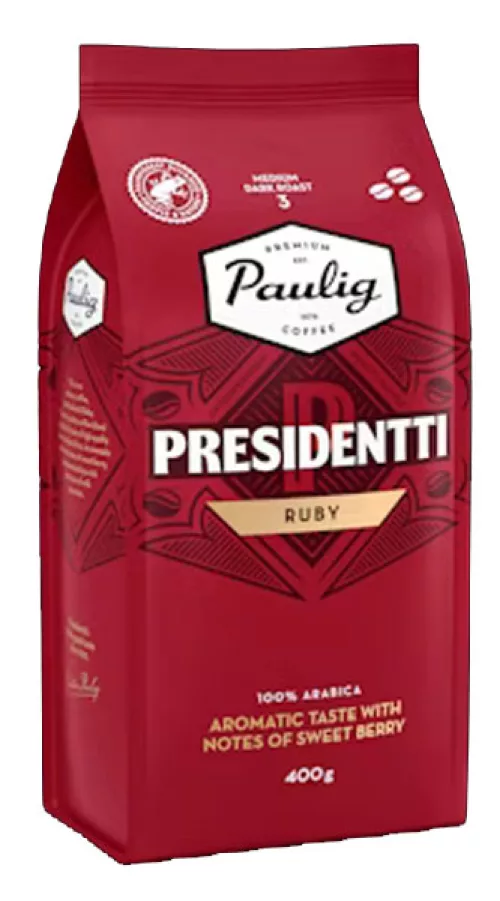 President Ruby Кофе в зернах 400г