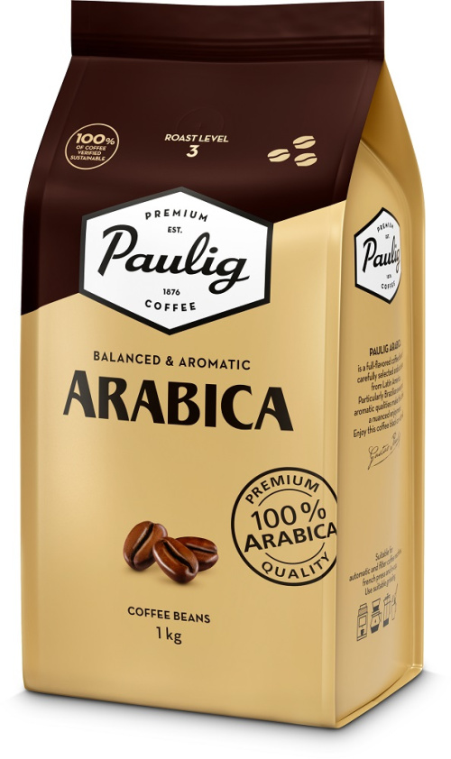 Paulig Arabica Кофе в зернах 1 кг 