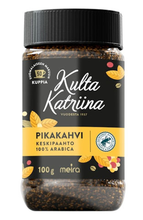 Растворимый кофе Kulta Katriina, 100 г, RFA 