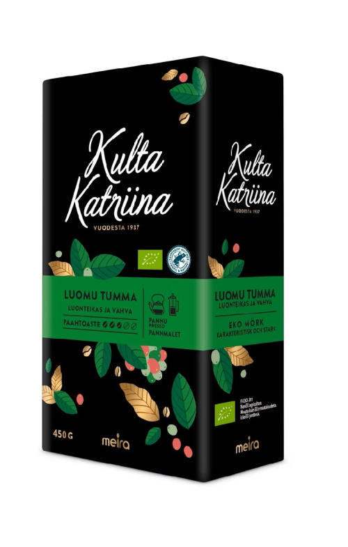 Kulta Katriina Luomu фильтр-кофе темной обжарки, 450 г