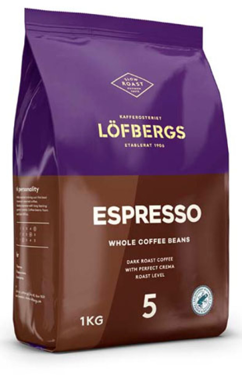 LÖFBERGS ESPRESSO Кофе в зернах 1 кг