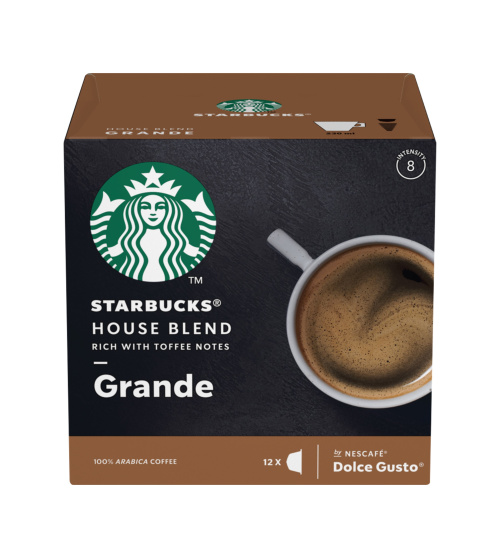 Starbucks Nescafé Dolce Gusto House Blend Grande кофе 12 капсул/102г