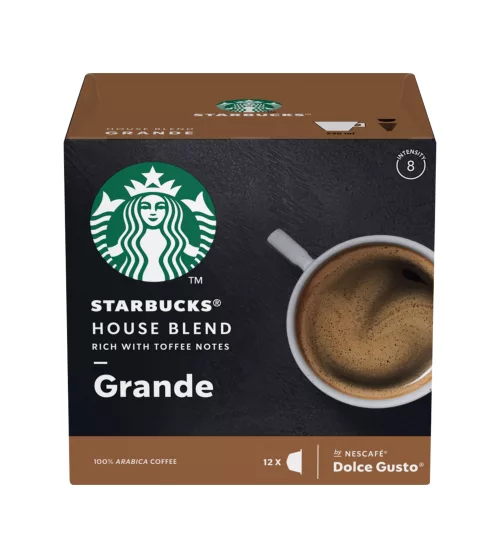 Starbucks Nescafé Dolce Gusto House Blend Grande кофе 12 капсул/102г