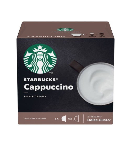 1-Starbucks Nescafé Dolce Gusto Cappuccino кофе 12 капсул / 120 г