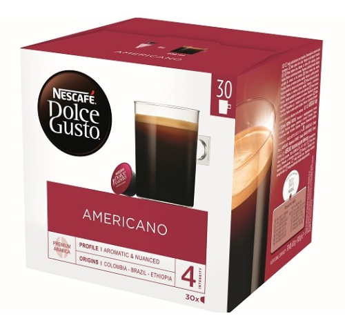 Nescafe Dolce Gusto Americano кофе в капсулах 30 капсул