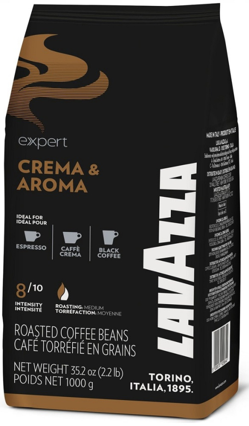 Lavazza expert crema & aroma кофе в зернах 1 кг 
