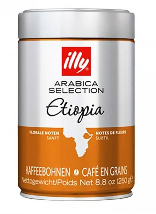 Illy Espresso Monoarabica Ethiopia кофе в зернах 250г 