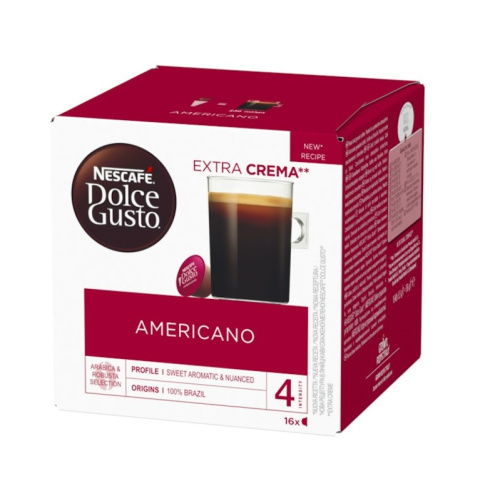 Nescafe D.Gusto Americano кофе в капсулах 16 капсул 
