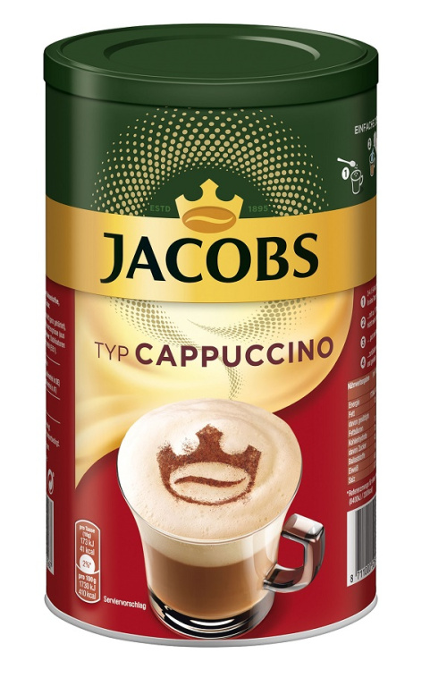 Jacobs Растворимый кофе капучино 400 г