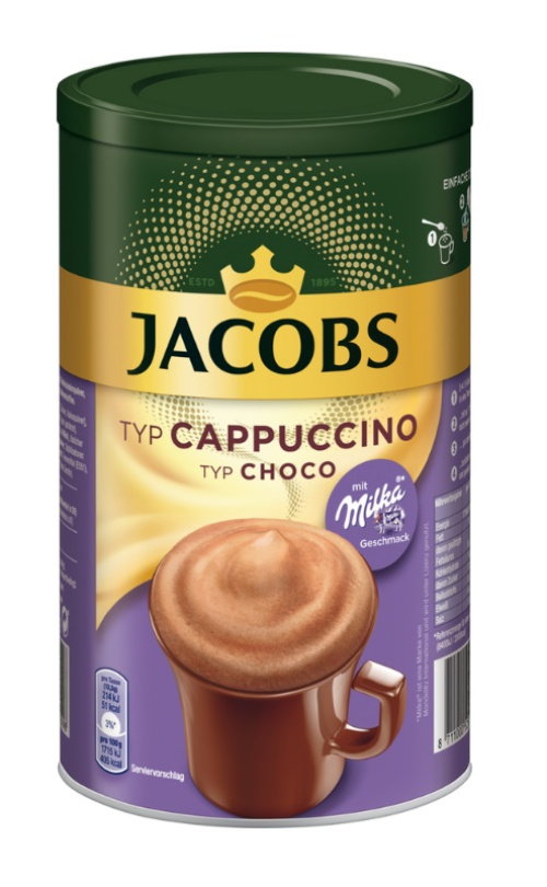 Jacobs Milka шоколад капучино 500 г