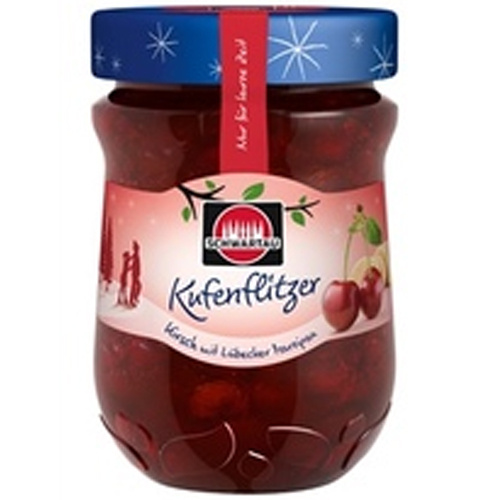 Schwartau Extra Вишневый марципановый спред 340г     