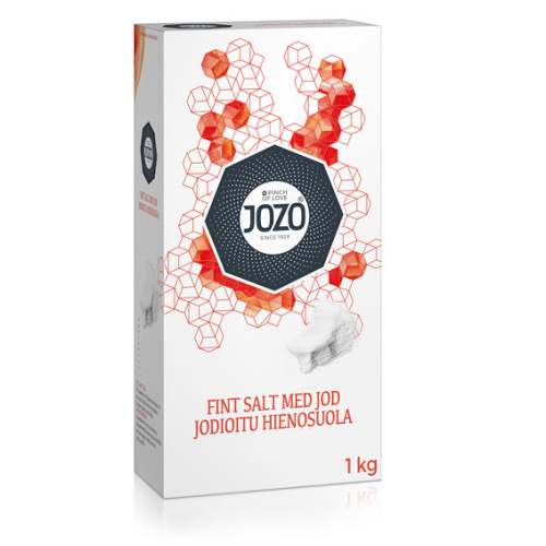 Jozo йодированная мелкая соль, 1 кг 