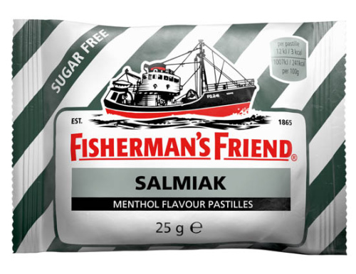 Леденцы Fisherman’s Friend Salmiak без сахара, 25 г 