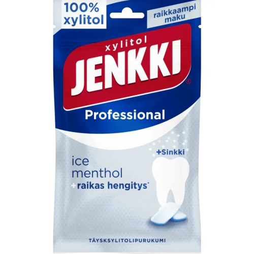 Жевательные резинки Jenkki Professional Ледяной ментол 90 г 