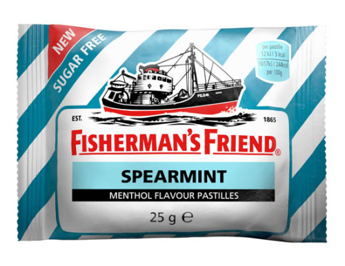 Леденцы Fisherman’s Friend Spearmint без сахара, 25 г 