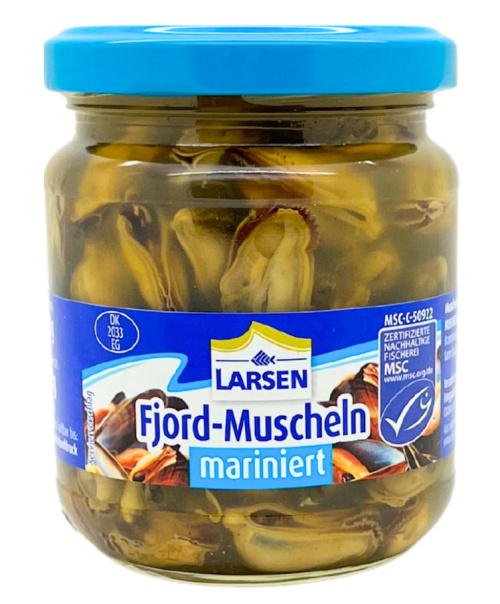 Мидии Larsen в пряном рассоле 200 г / 100 г 