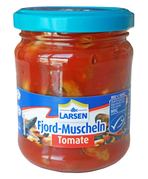 Мидии Larsen в томатном соусе, 200 г 