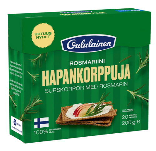 Oululainen Rosemary Crisp bread 200g