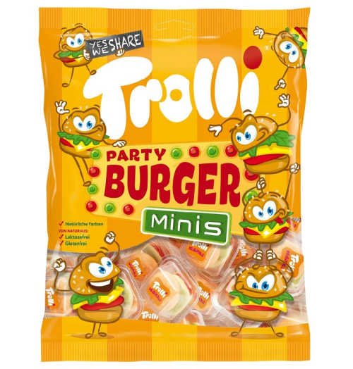 Trolli Mini Burger Конфеты 170 г