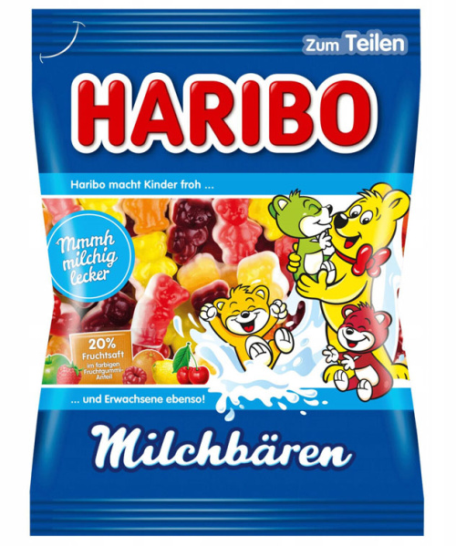 Конфеты Haribo Milk Bears, 160 г 