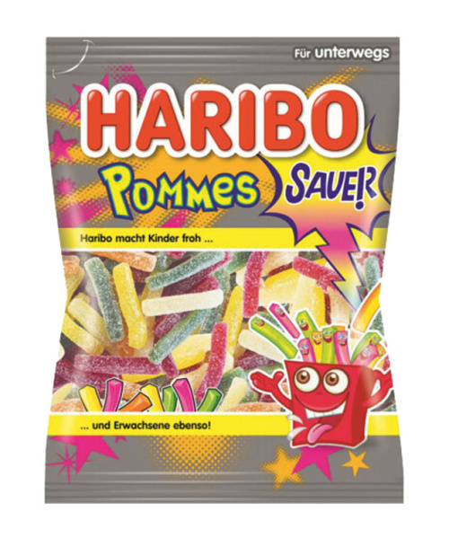 Haribo Fries Фруктовые жеватеьные конфеты 100г