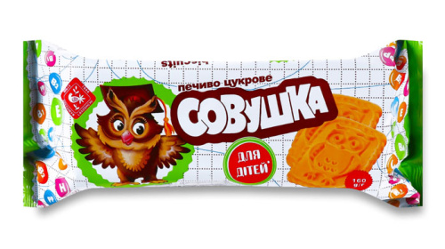 Сахарное печенье «Совушка», 160 г