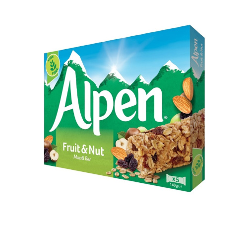 Alpen Фруктово-ореховый батончик 145 г