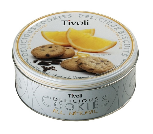 Jacobsens Tivoli Печенье с темным шоколадом и апельсином 150 г