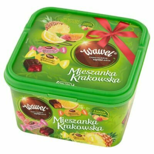 Wawel Шоколадные и фруктовые сладости 800гр.