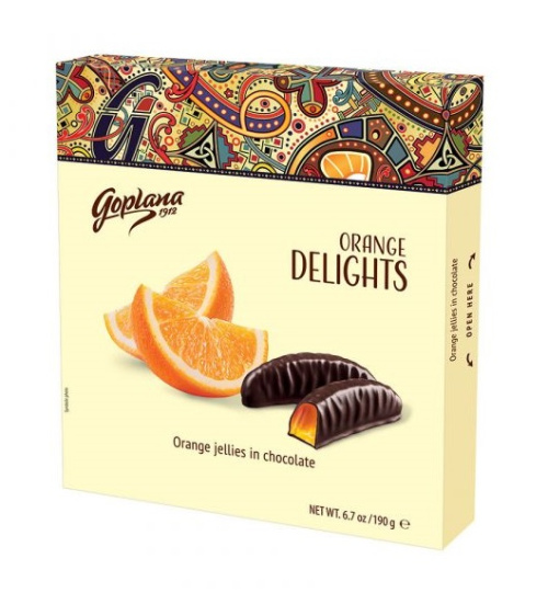 Goplana желе в шоколаде с лимоном 190 г