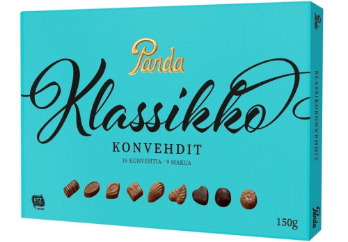Panda Klassikko Набор шоколадных конфет 150гр.
