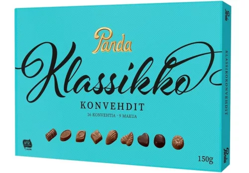 Panda Klassikko Набор шоколадных конфет 150гр.