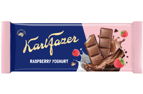 Шоколад Karl Fazer Raspberry Yogurt, 100 г 