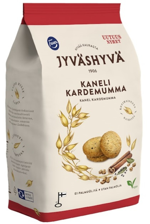 Печенье Fazer Jyväshyvä с корицей и кардамоном 350г 