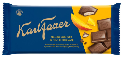 Fazer Молочный шоколад Манго-йогурт 121г