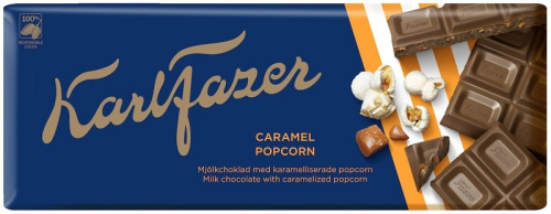 Fazer Карамельный попкорн Молочный шоколад 200г